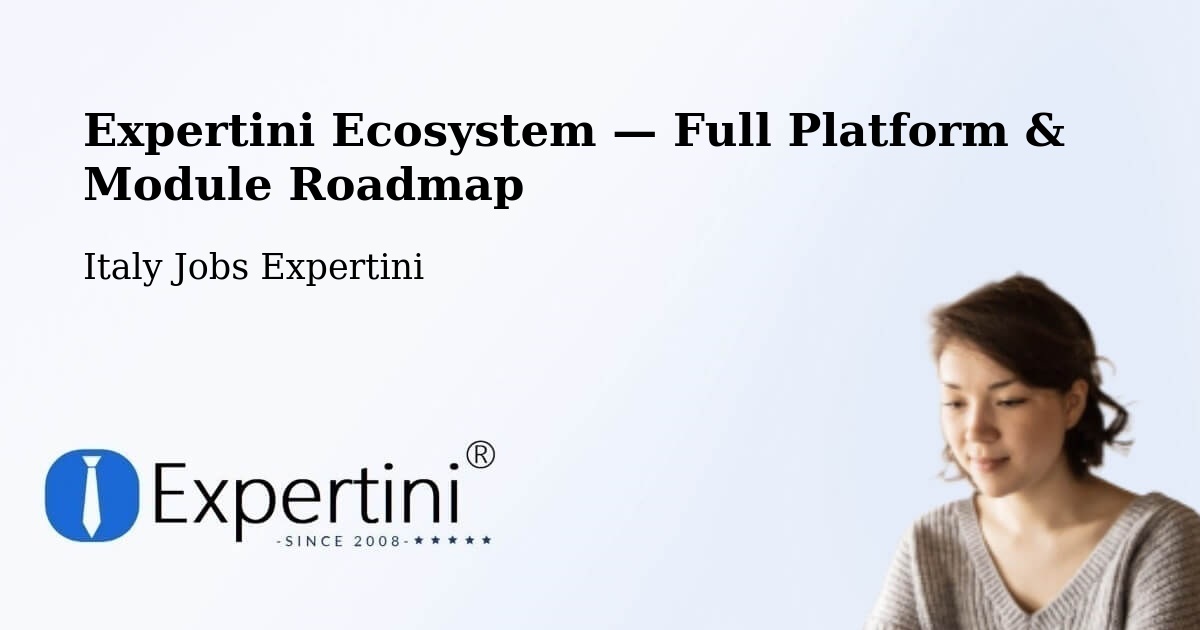Expertini Ecosystem — Full Platform & Module Roadmap – Crava